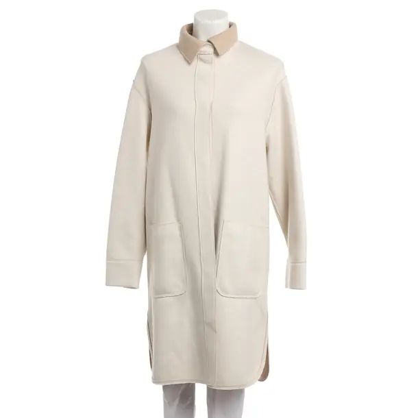 Mid-Season Coat, in Beige, Wool, Frauenschuh