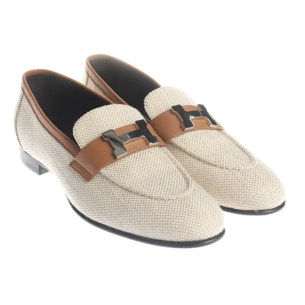 Loafers, in Beige, Hermès