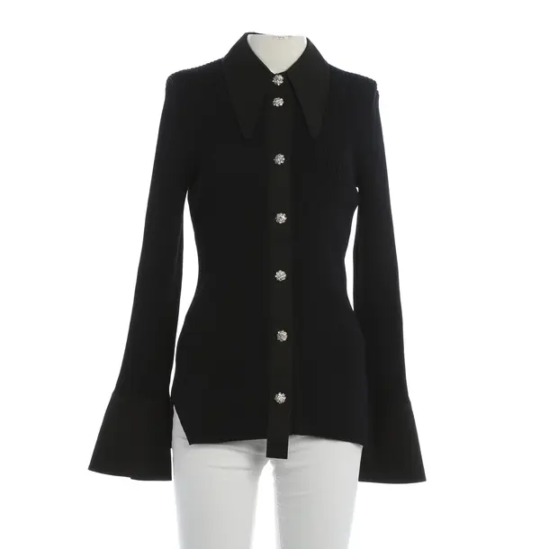 Cardigan, in Navy, Viscose, Ganni