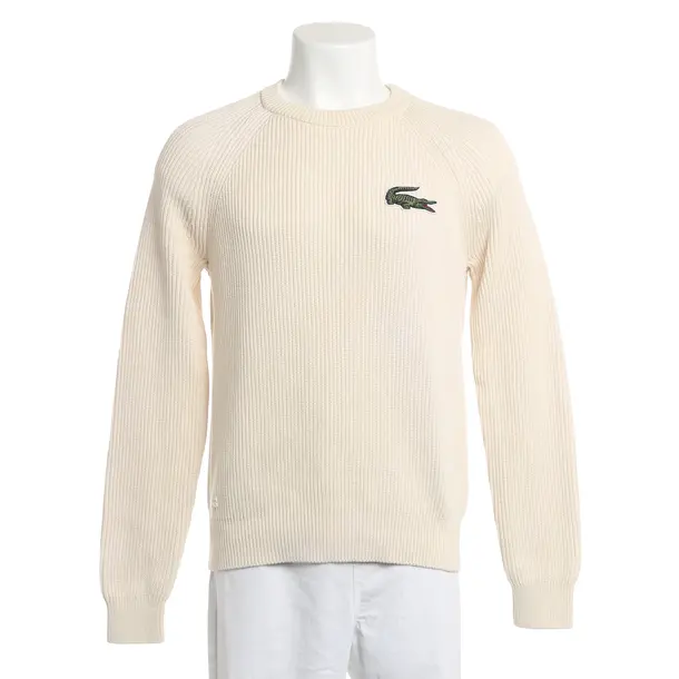 Pullover, in Beige, Baumwolle, Lacoste