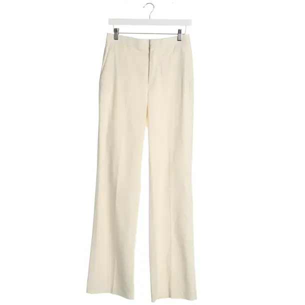 Pants, in Cream, Cotton, Tagliatore