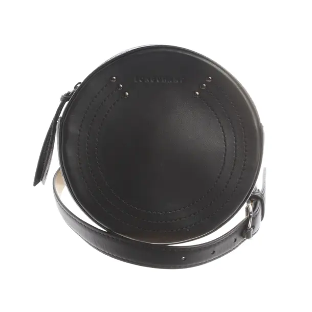 Schultertasche, in Schwarz, Leder, Longchamp