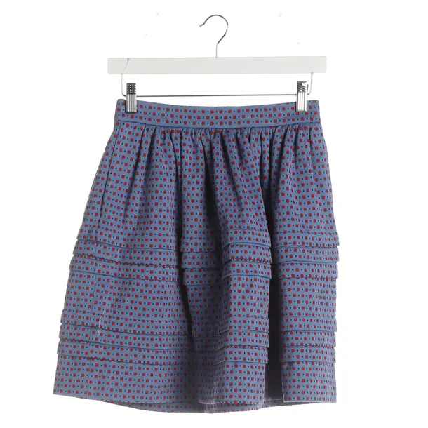 Rock, in Blau, Baumwolle, Miu Miu