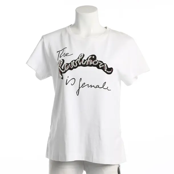 Shirt, in White, Cotton, Marc Cain