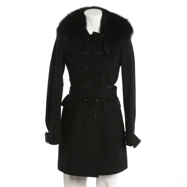 Übergangsmantel, in Schwarz, Wolle, Burberry London