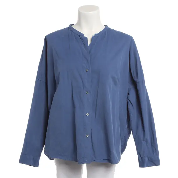 Bluse, in Blau, Baumwolle, 0039 Italy