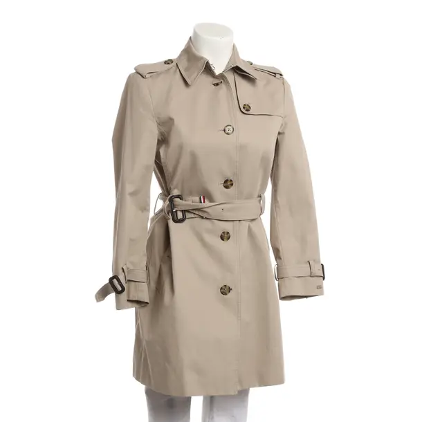 Trenchcoat, in Hellbraun, Baumwolle, Tommy Hilfiger