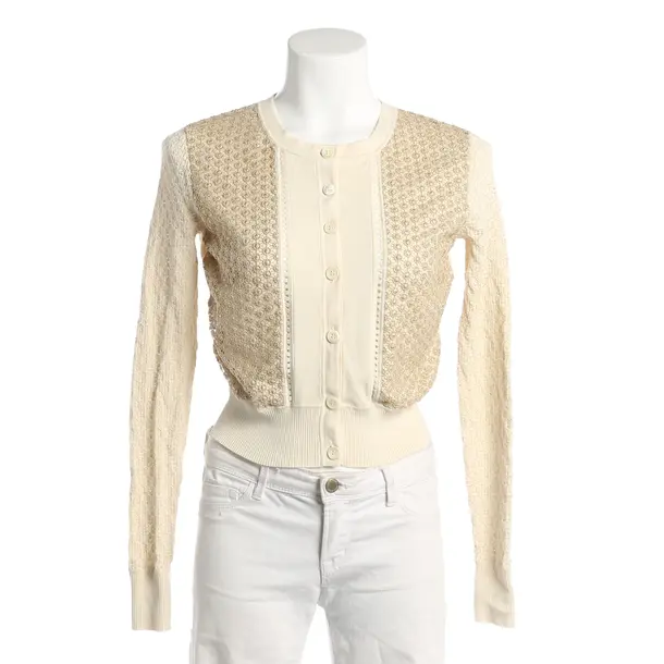 Cardigan, in Beige, Silk, Diane von Furstenberg