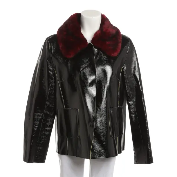 Mid-Season Jacket, in Black, Polyurethane, Marc Cain