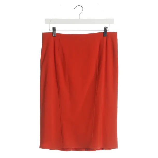 Skirt, in Dark Orange, Wool, Riani