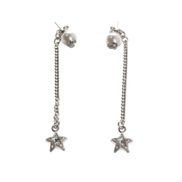 Earrings, in Silver, Metal (metallic, metallized), Jimmy Choo