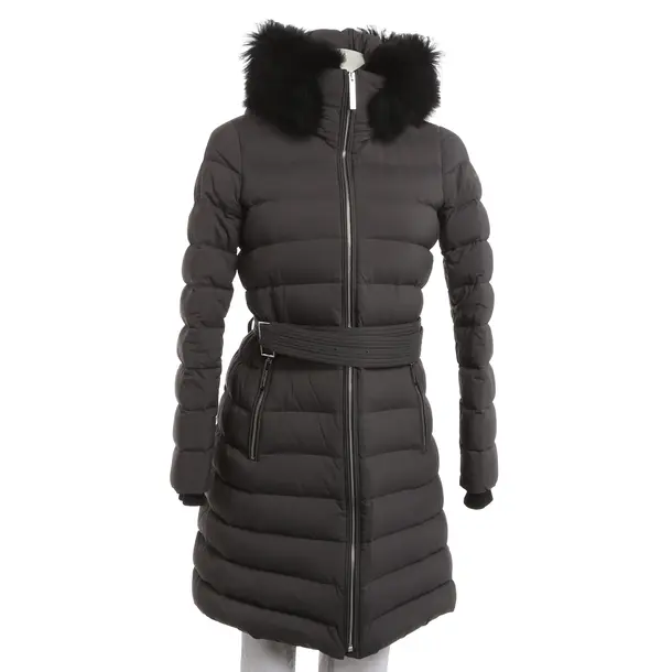 Wintermantel, in Grau, Polyamid, Burberry