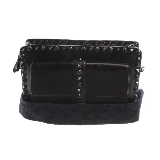 Shoulder Bag, in Black, Leather, Valentino