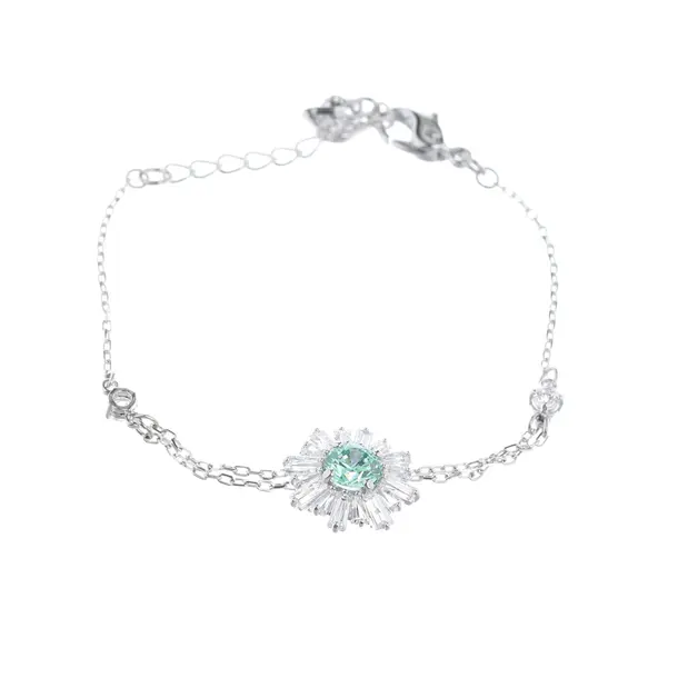 Armband, in Silber, Metall (metallisch, metallisiert), Swarovski