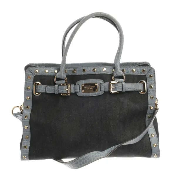 Handtasche, in Blau, Baumwolle, Michael Kors