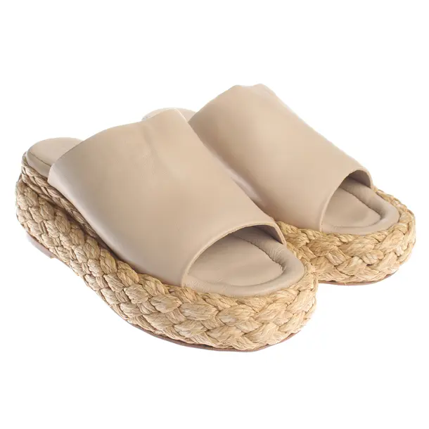 Platform Sandals, in Light Brown, Paloma Barceló