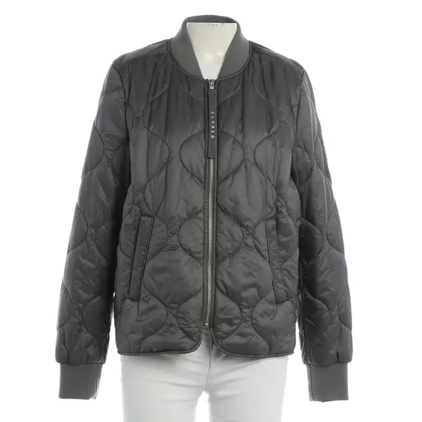 Giacca bomber, in Grigio, Poliammide, Chiuso