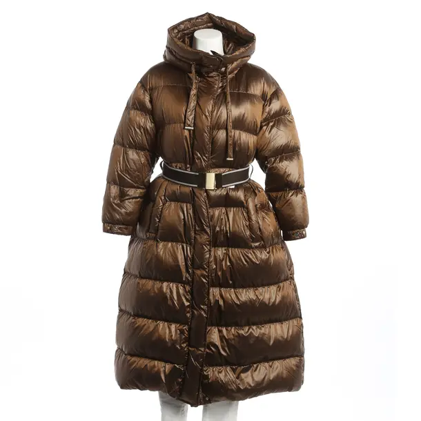 Wintermantel, in Braun, Polyester, Max Mara