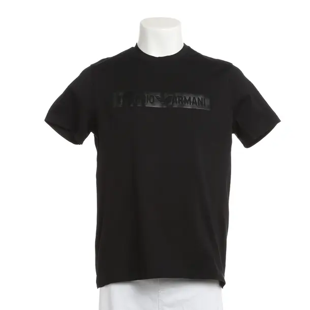 Maglietta, in Nero, Cotone, Emporio Armani