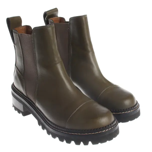 Chelsea Boots, in Green, See by Chloé