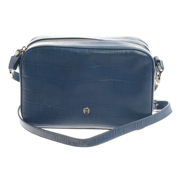 Borsa a cinture a tracolla, in Blu, Pelle, Aigner