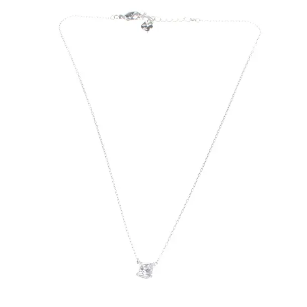 Halskette, in Silber, Metall (metallisch, metallisiert), Swarovski