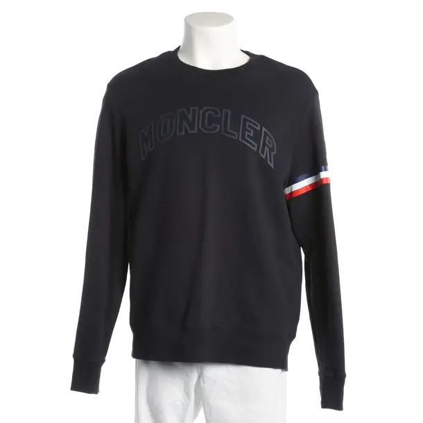 Sweatshirt, in Blau, Baumwolle, Moncler
