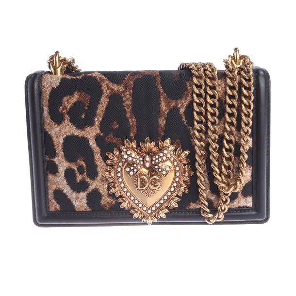 Shoulder Bag, in Brown, Cotton, Dolce & Gabbana