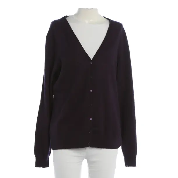 Cardigan, in Purple, Cashmere, Repeat
