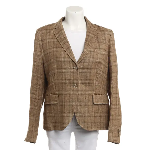 Blazer, in Dunkelbraun, Leinen, Gant