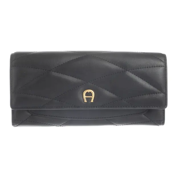 Geldbörse, in Schwarz, Leder, Aigner