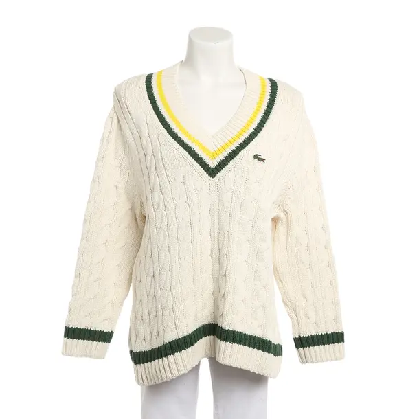 Jumper, in Cream, Cotton, Lacoste