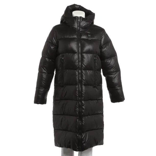 Wintermantel, in Schwarz, Polyamid, Blauer USA