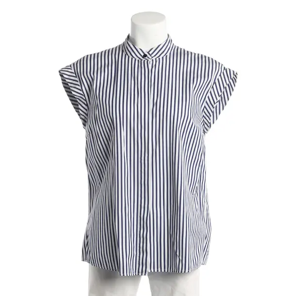 Blouse, in Blue, Cotton, Windsor