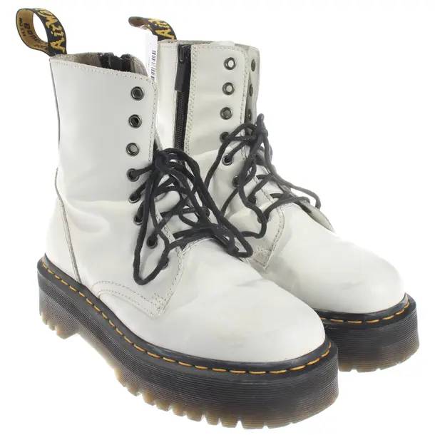 Ankle Boots, in White, Dr. Martens