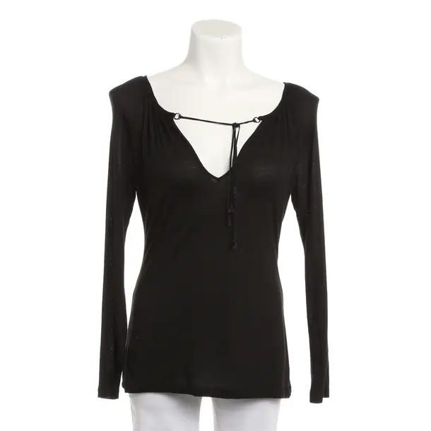 Long Sleeve Shirt, in Black, Viscose, Strenesse
