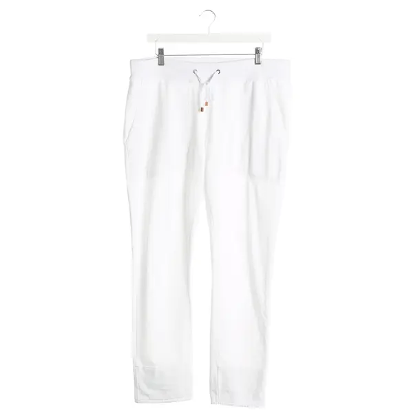 Jogginghose, in Weiß, Baumwolle, Juvia