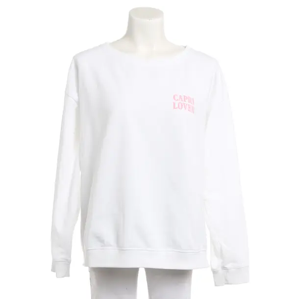 Sweatshirt, in Weiß, Baumwolle, Juvia