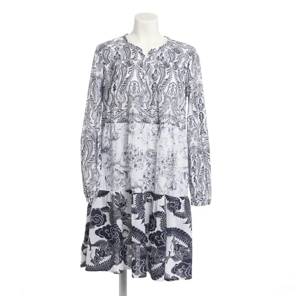 Kleid, in Navy, Baumwolle, Robert Friedman