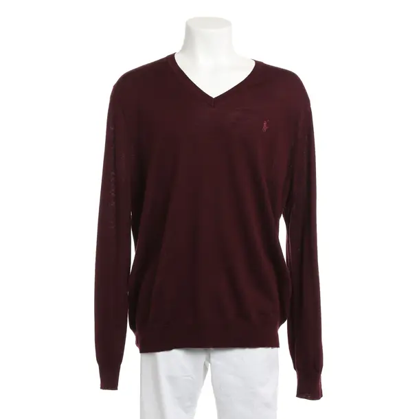 Jumper, in Bordeaux, Wool, Polo Ralph Lauren