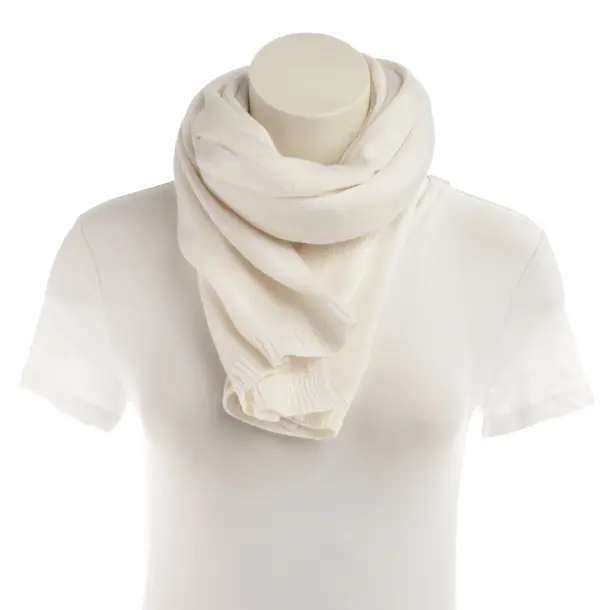 Schal, in Weiß, Viskose, Roeckl