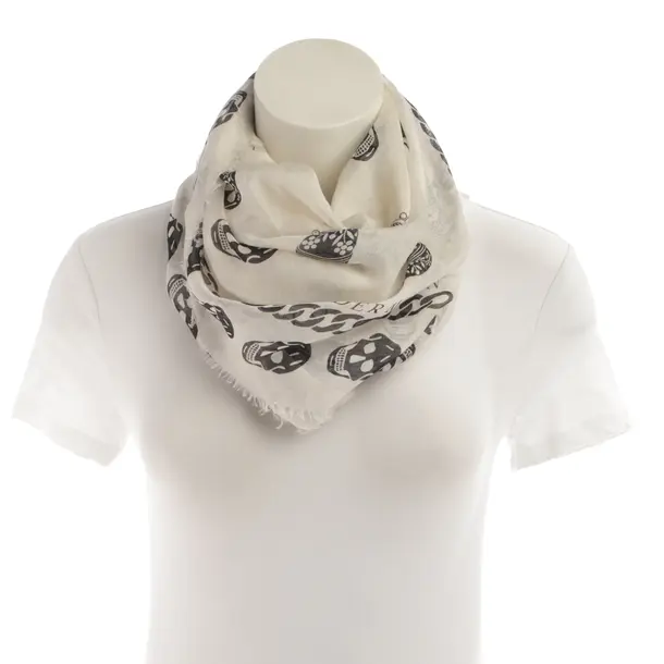 Stola, in Beige, Viscosa, Alexander McQueen