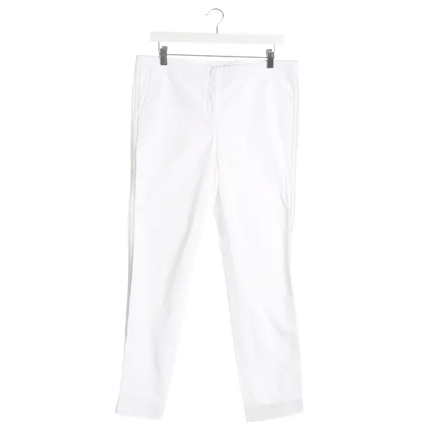 Pants, in White, Cotton, Fabiana Filippi