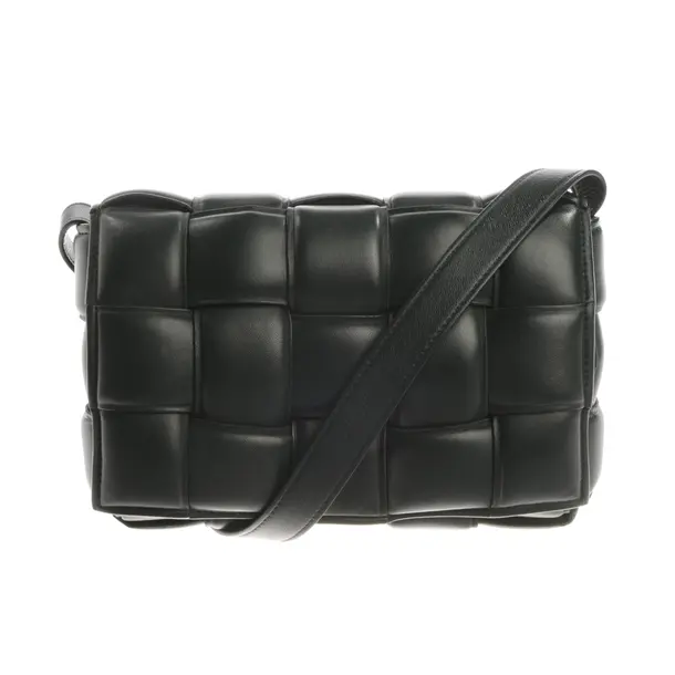 Shoulder Bag, in Dark Green, Leather, Bottega Veneta