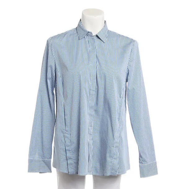 Blouse, in Blue, Cotton, Van Laack
