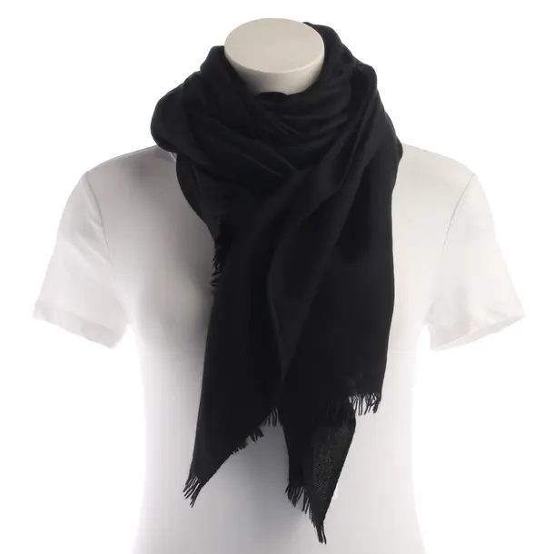 Stola, in Nero, Cachemire, Loro Piana