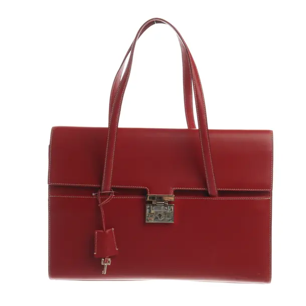 Schultertasche, in Rot, Leder, Gucci
