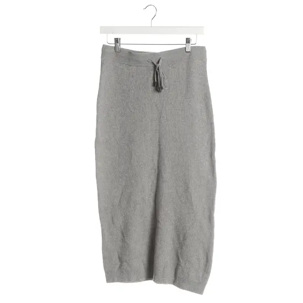 Skirt, in Light Gray, Wool, Peserico