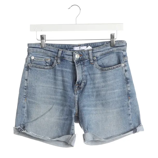 Shorts, in Hellblau, Baumwolle, 7 for all mankind