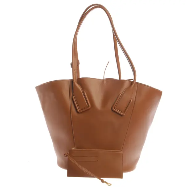 Shopper, in Hellbraun, Leder, Bottega Veneta